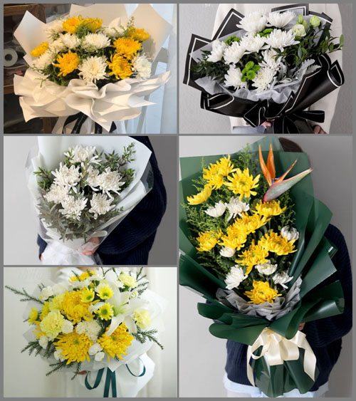 贵州贵阳清镇市站街镇甘沟村白事花束代送